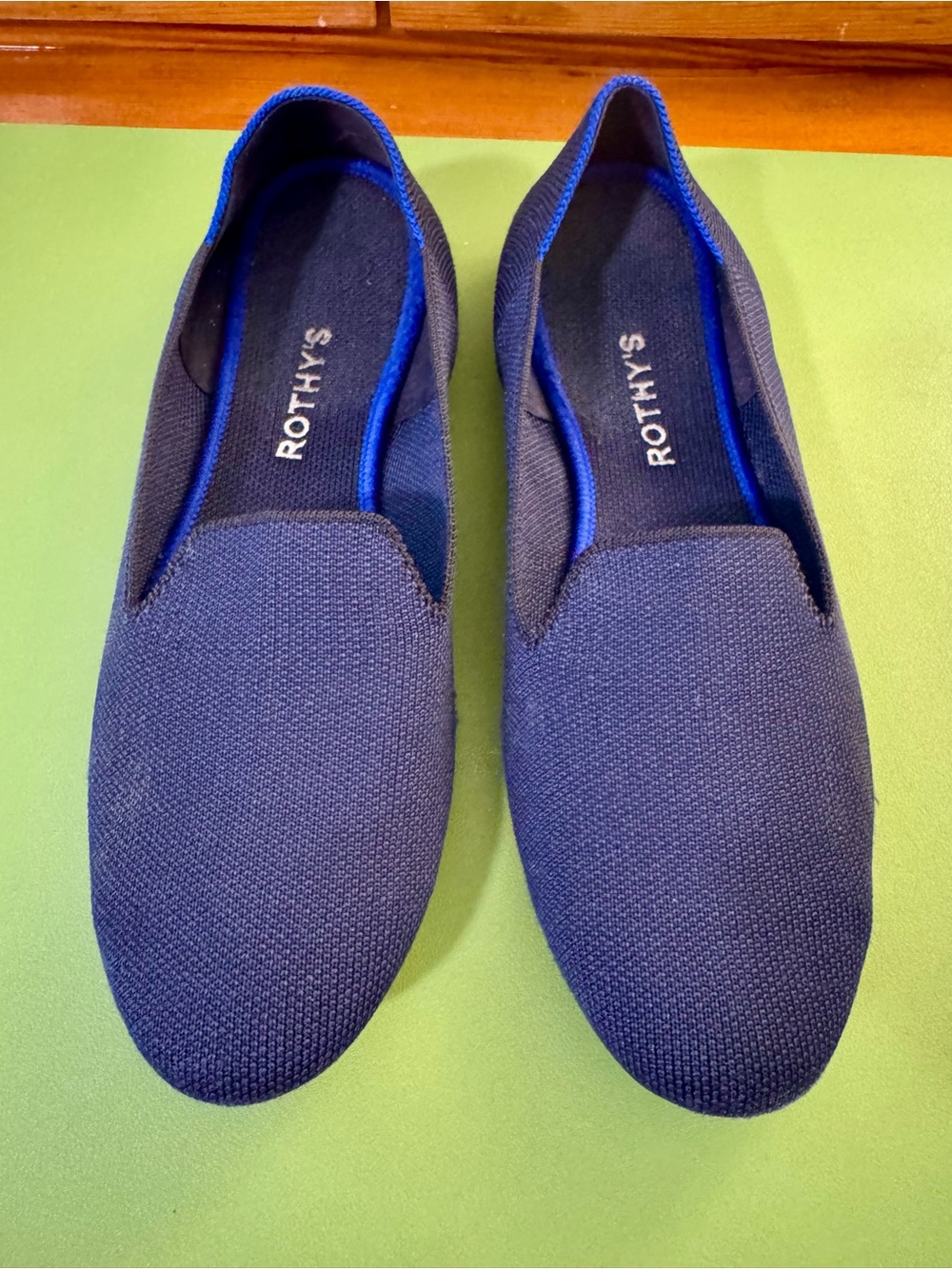 Rothy's Women's Navy Blue Slip-On Loafers